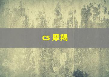 cs 摩羯